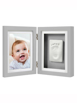 Pearhead - Grey Baby Prints Desk Frame