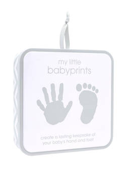 Pearhead - Grey My Little Baby Prints Tin Keepsake