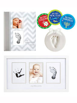 Pearhead - Multi-Color Newborn Baby Gift Set (Pack of 17)