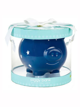 Pearhead - Navy Blue Stars Piggy Bank