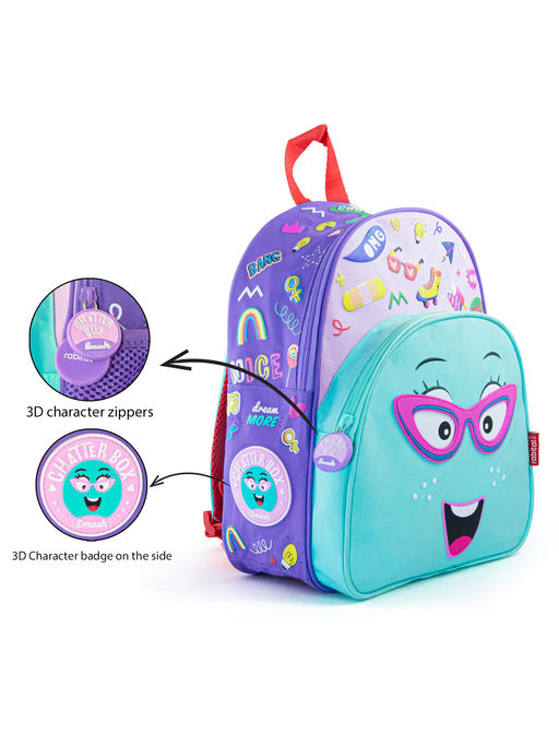Buy Rabitat Multi-Colour Chatter Box Smash School Bag Online