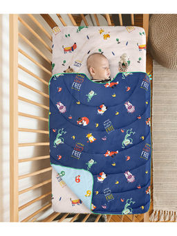 Rabitat - All Weather Quilt & Organic Cotton Crib Sheet Combo - Young, Wild & Free