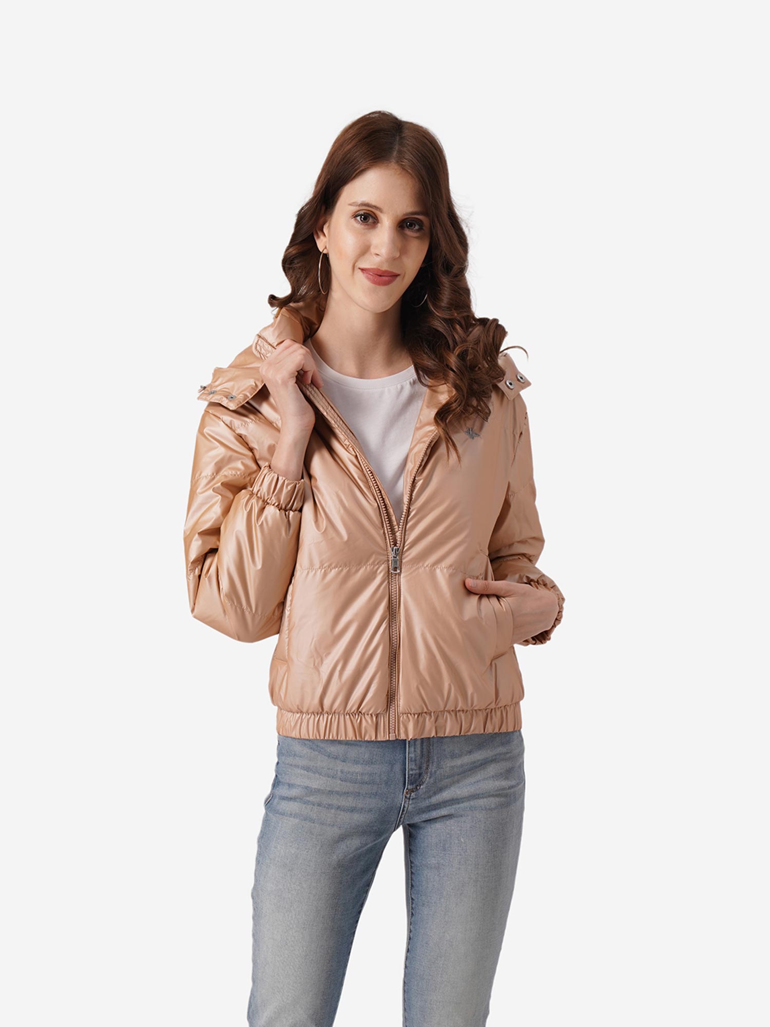 Buy Mode by Red Tape Solid Beige Jacket 