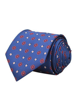 Tossido - Blue Fine Woven Micro Fiber Necktie