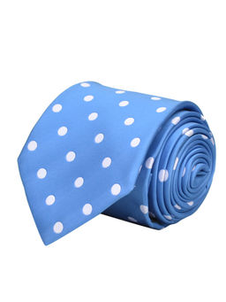 Tossido - Blue Fine Woven Micro Fiber Necktie