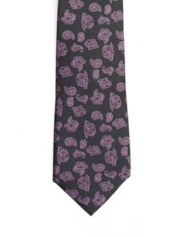 Tossido - Purple Fine Woven Micro Fiber Necktie