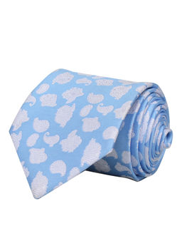 Tossido - Blue Fine Woven Micro Fiber Necktie