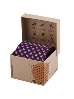 Tossido - Navy Blue Fine Woven Micro Fiber Necktie