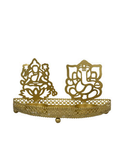 Manor House - Roshni Lakshmi Ganesh Tealight Holder 4X7 Inches
