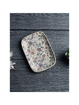 Miah Decor - Handcrafted Midsummer Night's Dream Collection- Stoneware Platters -set Of 2