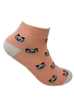 Mint & Oak - Pink Printed Panda Express Pink Ankle