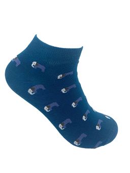 Mint & Oak - Blue Printed Trunk it up Ankle