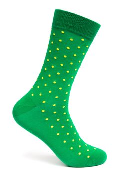 Mint & Oak - Green Printed The Jelly Bean Crew Socks