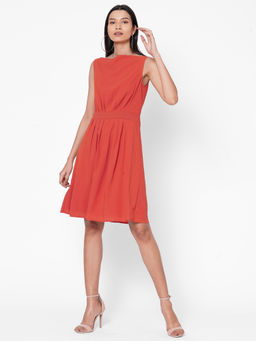 MISH - Rust Solid Dress