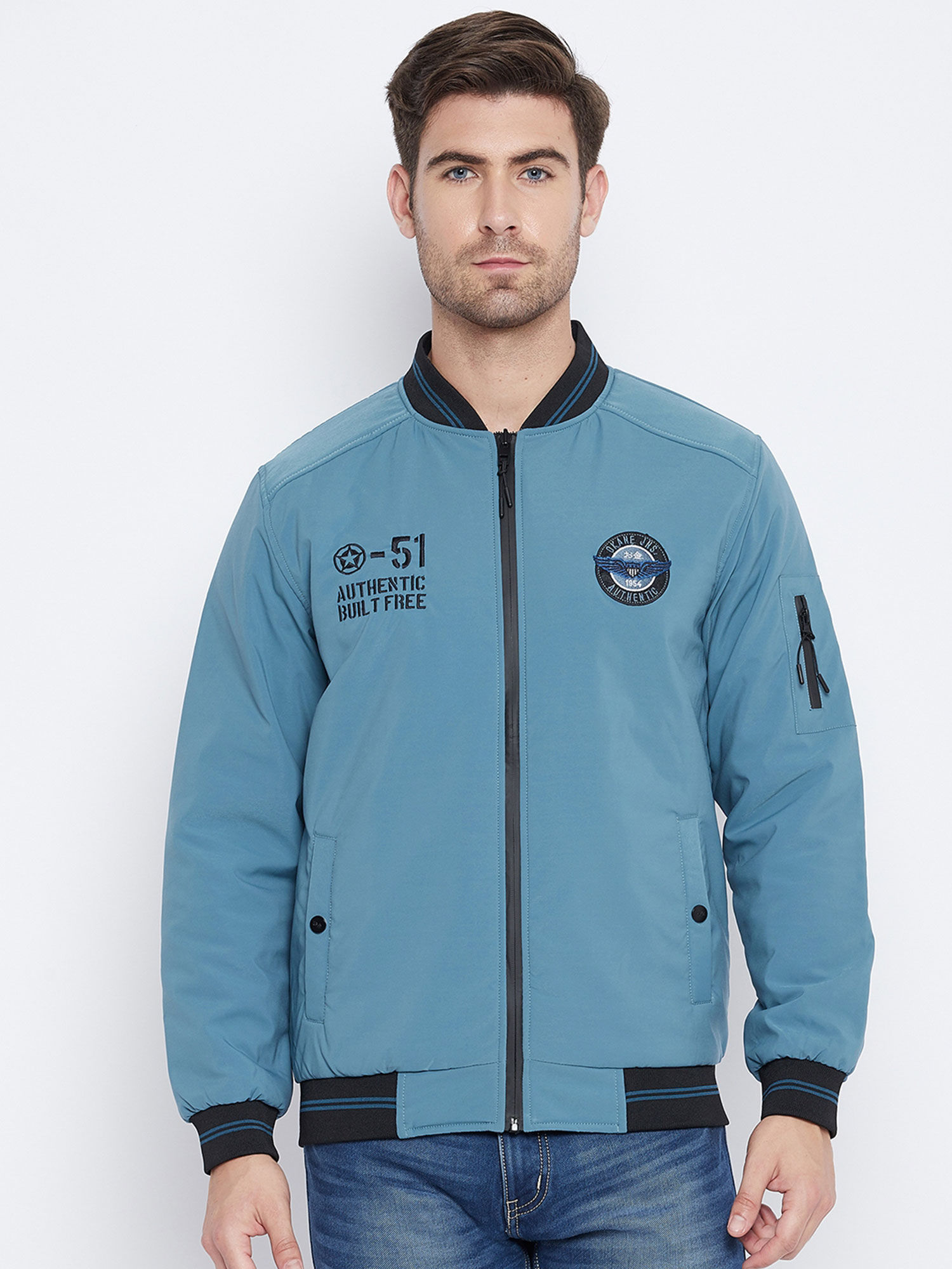 Okane jackets : Buy Okane Men Blue 