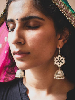 Mitali Jain - Mumtaz Silver Indian Jaal Jhumkis