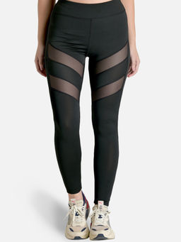 Makclan - Majestic Mesh Sports Legging - Black