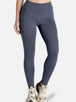 Makclan - Skin Fit Pocket Sports Legging - Grey