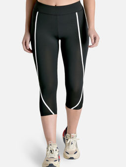 Makclan - Curvy Capri Sports Legging - Black