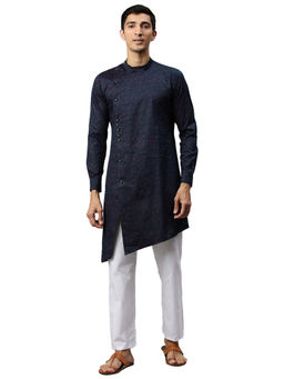 Manyavar - Men's Blue Kurta