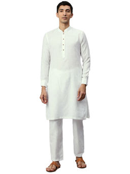 Manyavar - Men's White Kurta