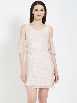 MISH - Pink Shift Mini Dress