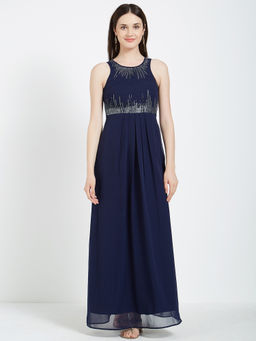 MISH - Navy Blue Maxi Dress