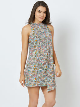 MISH - Multi-Color Flap Mini Dress