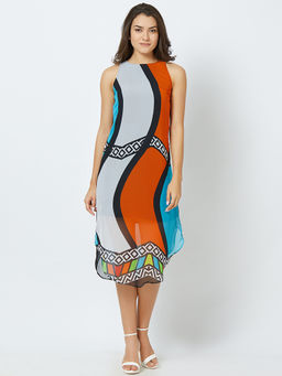 MISH - Multi-Color Midi Dress