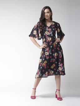 MISH - Multi-Color Floral Midi Dress