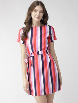 MISH - Multi-Color Striped Mini Dress
