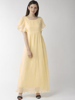 MISH - Yellow Striped Maxi Dress