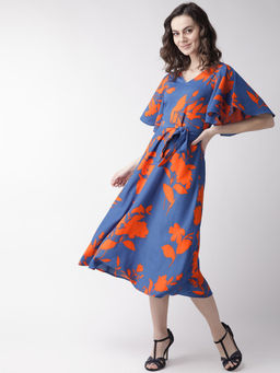 MISH - Blue Flare Sleeves Dress
