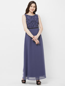 MISH - Blue Sleeveless Maxi Dress