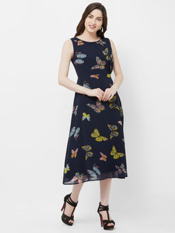 MISH - Navy Blue Sleeveless Dress