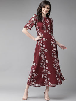 MISH - Maroon Maxi Dress