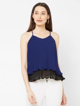 MISH - Navy Blue Solid Top