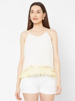 MISH - Off White Solid Top