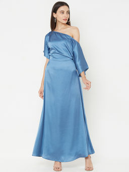 MISH - Blue Solid Dress