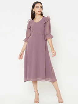 MISH - Lavender Solid Dress