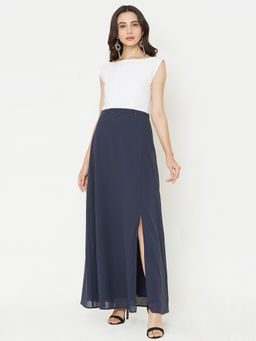 MISH - Navy Blue Solid Dress