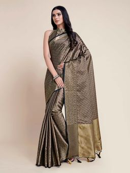 Mimosa - Women Banarasi Art Silk Saree With Blouse Piece