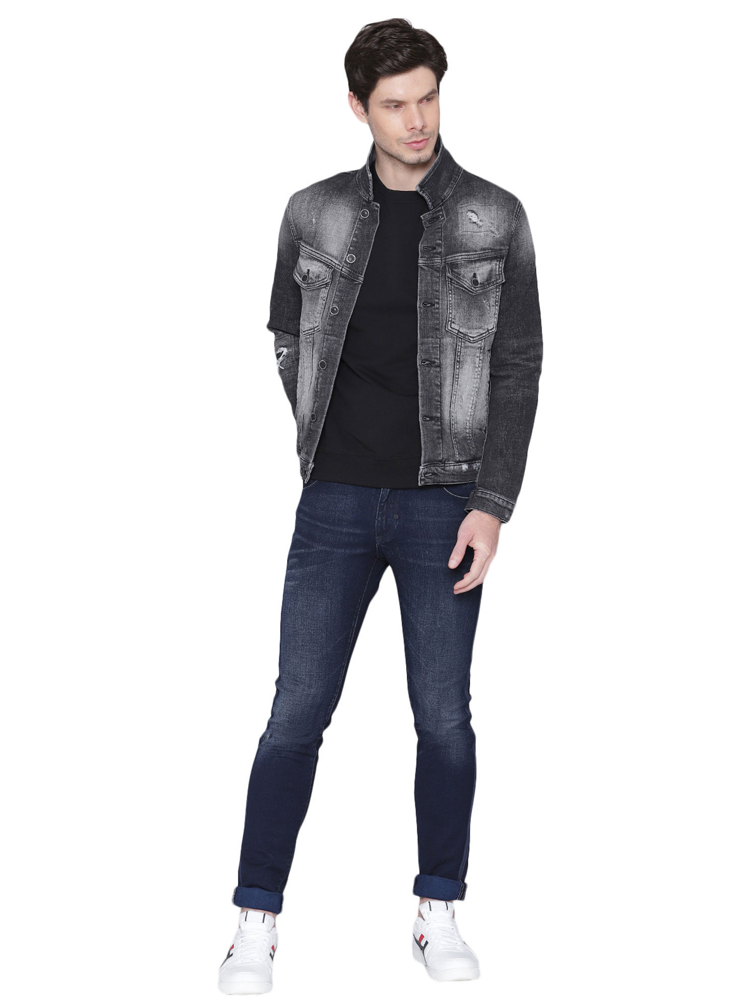 Buy Antony Morato Men Black Regular Fit 