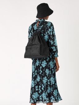 Accessorize London - Dani Black Drawstring Gym Bag