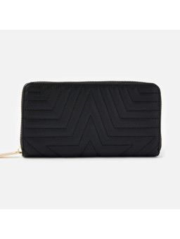 Accessorize London - Star Quilt Wallet Black Patterned