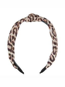 Accessorize London - Women's Natural Leopard Print Alice hair band