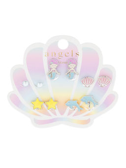 Accessorize London - Multi-Color Mermaid Clip 0n Earring (Pack of 5)