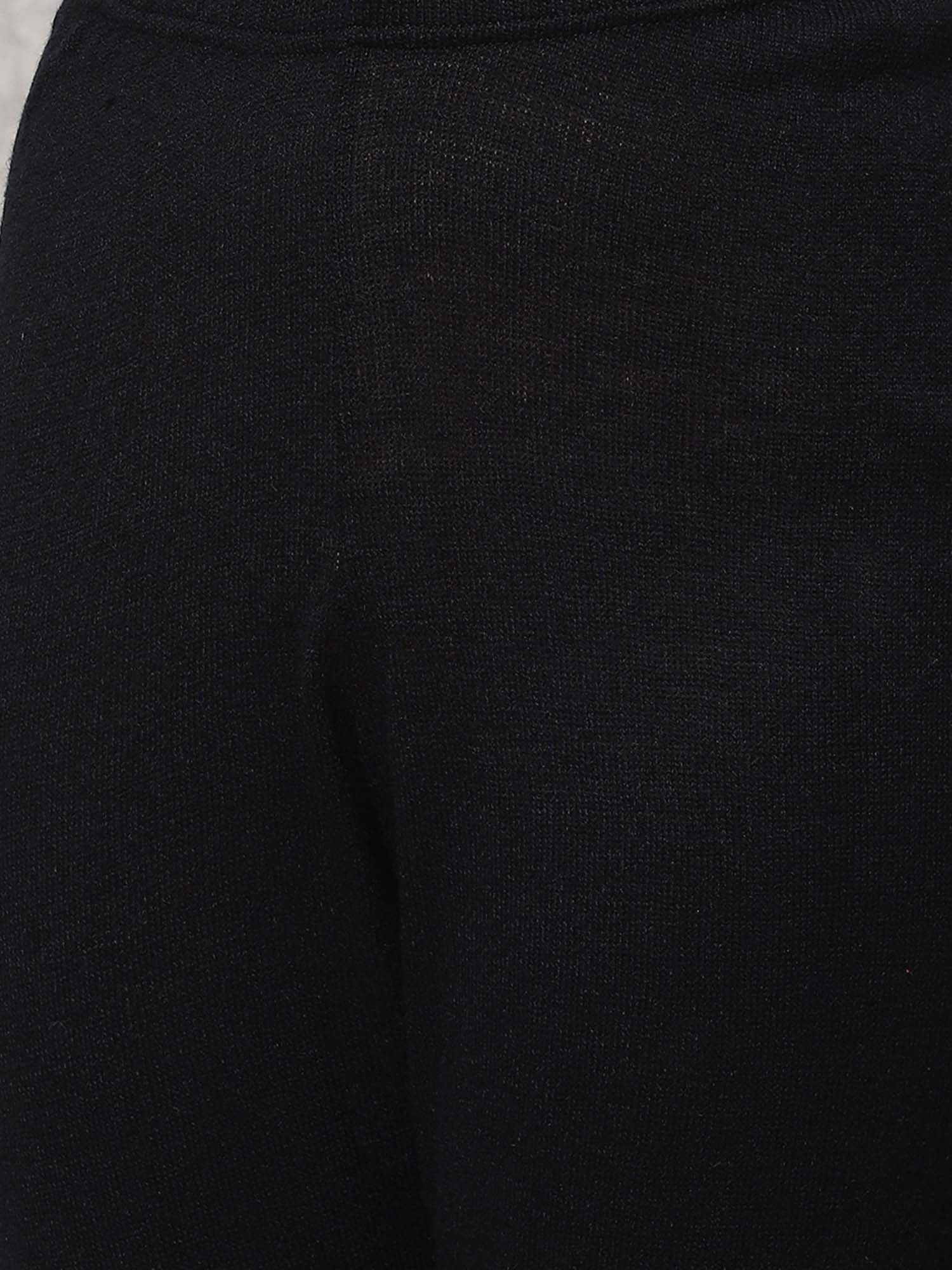 Buy Biba Black Straight Wool Acrylic 