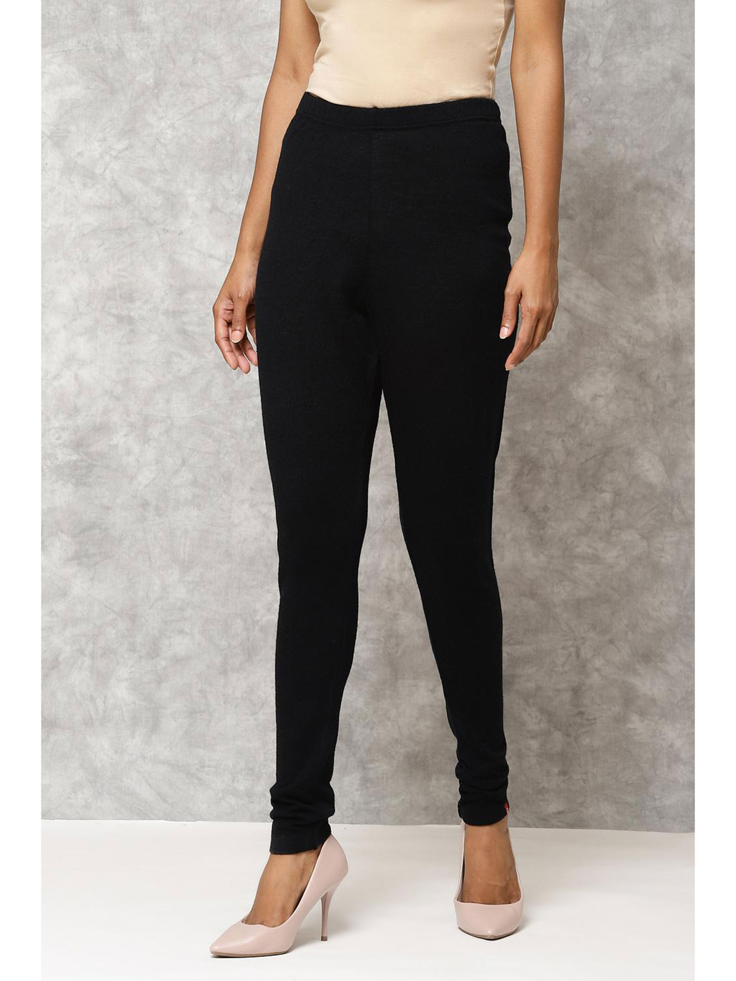 Buy Biba Black Straight Wool Acrylic 