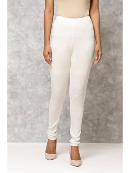 Biba - Ecru Straight Wool Acrylic Leggings